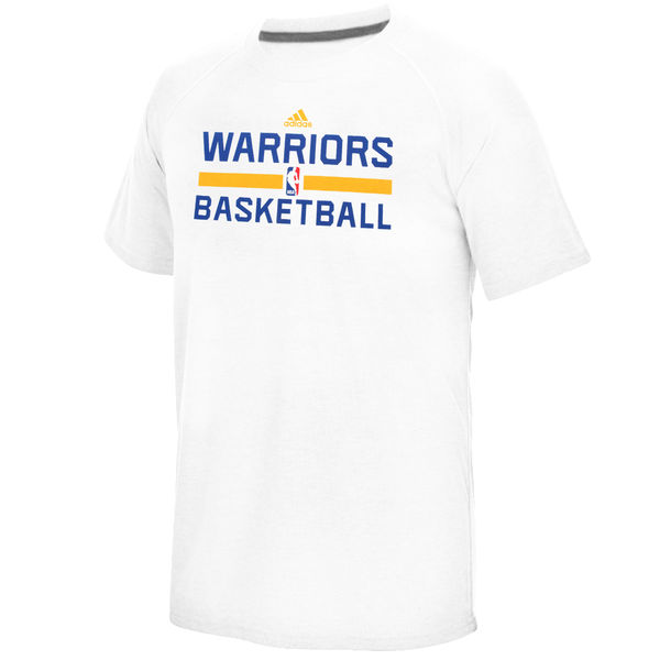 NBA Men Golden State Warriors adidas OnCourt climalite Ultimate TShirt White